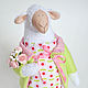 A set of creative textile toy 'Sheep Lily'. Tilda Toys. SewingKitToy. Online shopping on My Livemaster.  Фото №2
