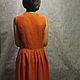 Summer linen dress 'Golden twig'. Dresses. Mamzel-Ko. Online shopping on My Livemaster.  Фото №2