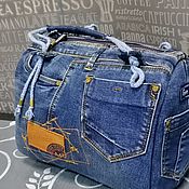 Женская джинсовая сумка