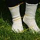  Wool socks with the addition of goat down. Socks. Down shop (TeploPuha34). My Livemaster. Фото №4