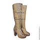 Boots Python RIANE. High Boots. Exotic Workshop Python Fashion. Online shopping on My Livemaster.  Фото №2
