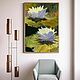 Order OIL PAINTING, LOTUS PAINTING. orlovaalla. Livemaster. . Pictures Фото №3