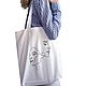 Shopping Bag 'Faces'. Shopper. mybestbox (Mybestbox). Online shopping on My Livemaster.  Фото №2