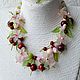 jewelry set for girls 'cherry orchard', Gift for newborn, Kolomna,  Фото №1