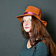 Theodore 'Terracotta'. Hats1. Novozhilova Hats. Online shopping on My Livemaster.  Фото №2