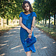 Валяный комплект  "Bleu Ciel". Платья. Stela Style. Ярмарка Мастеров.  Фото №4