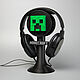 Подставка для наушников Minecraft - Creeper. Подставки. Мастерская A&A 3D Print. Интернет-магазин Ярмарка Мастеров.  Фото №2