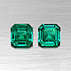 Пара выращенных изумрудов, 5,29 ct, Камни, Москва,  Фото №1