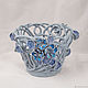 Order Pots of Violets are blue. Elena Zaychenko - Lenzay Ceramics. Livemaster. . Pots1 Фото №3