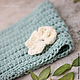 Вязаный комплект «Winter mint». Шапки. NewRareRu.Knitting (Вера). Ярмарка Мастеров.  Фото №5