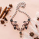 Necklace with birds 'Coffee and Clover', Necklace, Moscow,  Фото №1