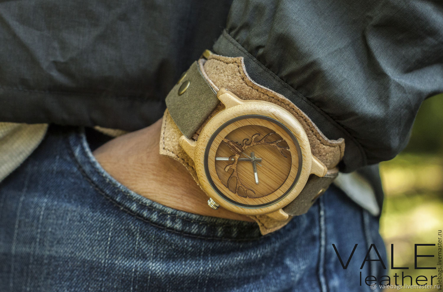 Часы Из Дерева Наручные Купить