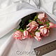 Тонкий трикотаж белый в клетку. Ткани. CottonCity. Ярмарка Мастеров.  Фото №4