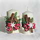 Christmas candle with decoration, Candles, Rostov-on-Don,  Фото №1