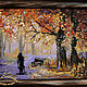 Paintings: oil painting autumn landscape forest park WALK. Pictures. pictures & decor of TanyaSeptember. My Livemaster. Фото №5