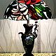 Винтаж: Оригинал.Антикварная лампа Тиффани. 19 век, Лампы винтажные, Москва,  Фото №1