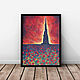 Painting 'Dark Tower' acrylic on canvas, Pictures, Zelenograd,  Фото №1