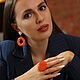 Example image. Kongo Ring Earrings, Congo earrings, Moscow,  Фото №1
