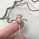 Брошь-булавка lampwork Роза, Брошь-булавка, Томск,  Фото №1