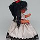 Винтаж: Миниатюрная кукла Petitcollin, Франция, 40-е г. Куклы винтажные. Vintage Мix. Ярмарка Мастеров.  Фото №4