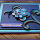 Новогодняя открытка в технике квиллинг "Волшебные круги". Открытки. Quilling4you. Интернет-магазин Ярмарка Мастеров.  Фото №2