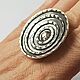 Кольцо крупное безразмерное Магический круг". Кольца. Newstylejewelry. Ярмарка Мастеров.  Фото №8