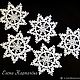 Christmas crocheted snowflake. Christmas decorations. Needlework Elena Karpachova. Online shopping on My Livemaster.  Фото №2