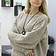 Заказать Вязаный джемпер из шерстяной нити. Наталья Седых доМ-Мод. Ярмарка Мастеров. . Джемперы Фото №3