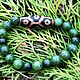 Amulet bracelet with ji 9 turtle eyes and jade, Ji bead, Kaluga,  Фото №1