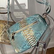 Сумки и аксессуары handmade. Livemaster - original item Python bag leather bag leather bag. Handmade.