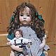 101 Molly Collectible Porcelain Doll by Deanna Effner, Vintage doll, Munich,  Фото №1