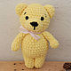 Knitted toy bear plush stuffed bear. Stuffed Toys. Amigurushka. My Livemaster. Фото №5