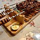 Поднос для подачи шашлыка 58х28 см. Подставка под горячее. Жестовое Wood Art. Ярмарка Мастеров.  Фото №5