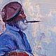 Картина маслом Любитель музыки. Картина масло, холст. Картины. Счастье есть, и оно здесь!  Живопись. Интернет-магазин Ярмарка Мастеров.  Фото №2