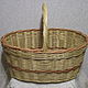 Mushroom basket woven from willow twigs, Picnic baskets, Kirovo-Chepetsk,  Фото №1