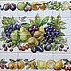 Tiles and tiles: Painted tiles Apron for the kitchen Fruits and vegetables. Tile. ArtFlera (artflera). My Livemaster. Фото №5