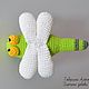 Toy dragonfly, crochet. Stuffed Toys. Zzabava. My Livemaster. Фото №6