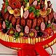 Заказать Огромный торт из колбасок и закусок. Sharik__LUX. Ярмарка Мастеров. . Съедобные букеты Фото №3