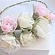 Order a wreath of roses. FABRIC FLOWERS. cbzybt. Livemaster. . Tiaras Фото №3