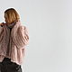 Кардиган из нежнейшего кид мохера в пудровом цвете. Кардиганы. The sweetest sweaters. Ярмарка Мастеров.  Фото №6