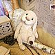 Дениска Морковкин, тедди заяц, ручная работа. Тедди Зверята. teddy.toy.for.you. Ярмарка Мастеров.  Фото №4
