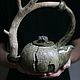 Large ceramic teapot. The second Chthonic idol. Teapots & Kettles. Surglinok. Online shopping on My Livemaster.  Фото №2