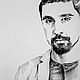 Заказать Графический портрет на заказ. Катерина Панфилова. Ярмарка Мастеров. . Картины Фото №3