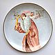 Painted porcelain. Plate collectible ' Winter', Plates, Kaluga,  Фото №1