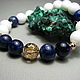Order Bracelet with sodalite, agate ' Goldfish'. Beautiful gifts for the good people (Alura-lights). Livemaster. . Bead bracelet Фото №3