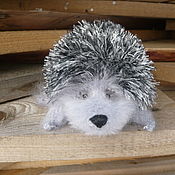 Куклы и игрушки handmade. Livemaster - original item Soft knitted toy: Hedgehog... just a hedgehog ). Handmade.