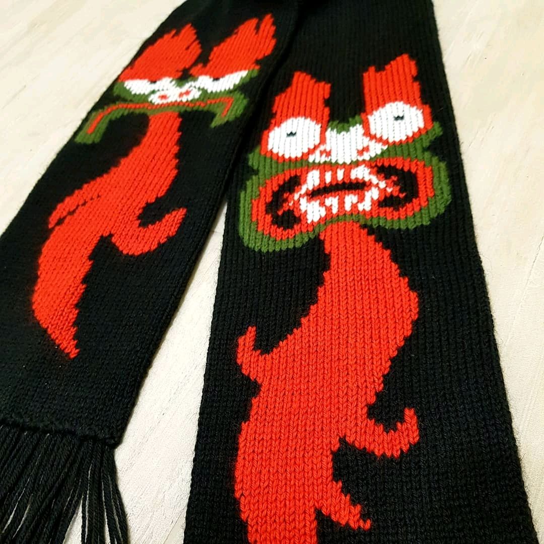 Шарф с рисунком