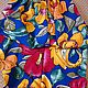 Заказать Винтаж: Широкие яркие брюки из вискозы 42-44 размер, Италия. Vintage all size. Ярмарка Мастеров. . Брюки винтажные Фото №3