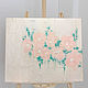 Картина абстрактная розовая Цветущий сад, 50*60 см, Картины, Санкт-Петербург,  Фото №1