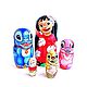 Матрешка Лило и Стич, персонажи мультиков Lilo & Stitch авторская, Матрешки, Рязань,  Фото №1